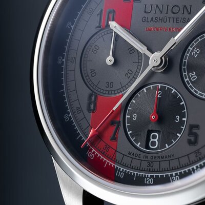 Union Glashütte Belisar Chronograph D009.427.16.082.09 Speedster 2024 Limited Edition 388pcs (+ replacement strap)