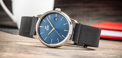 Stainless steel bracelet Ricardo 20mm (for Garmin Venu, Venu Sq, Venu Sq 2, Venu 2 plus etc.), black, Milanese, Quick Release