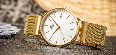 Stainless steel bracelet Ricardo Milanese, gold, magnetic 20mm