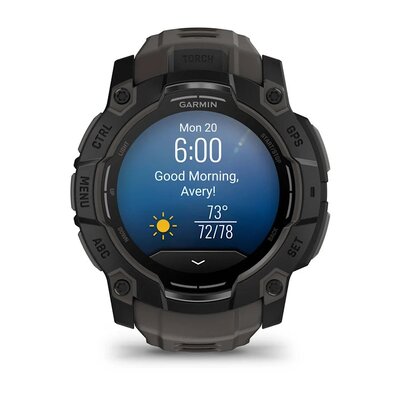 Garmin Instinct 3 AMOLED 50mm, Black