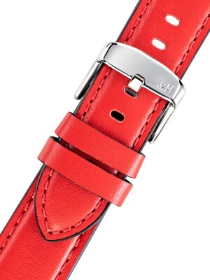 Leather strap Morellato Croquet 5976C03.082 M, red
