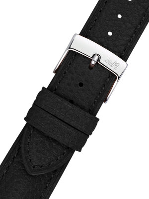 Leather strap Morellato Hornet 6078E31.019 M, black