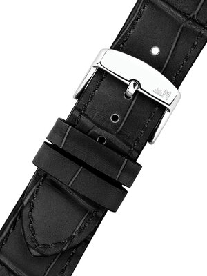 Leather strap Morellato Ustica 6081E32.019 M, black