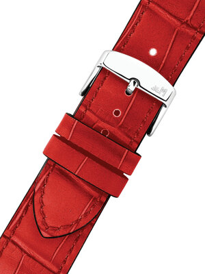 Leather strap Morellato Ustica 6081E32.083 M, red