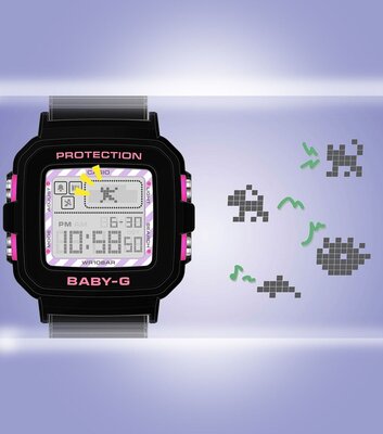 Casio Baby-G + Plus BGD-10KKM-1ER The Kuromi Collaboration