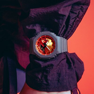 Casio G-Shock GA-2100FL-8AER Flame Inside