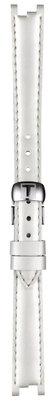 Leather strap Tissot T852.036.540 12mm, White