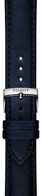 Leather strap Tissot T852.050.303 20mm, black, vegan