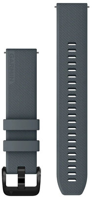 Silikonový řemínek Garmin 20mm (pro Garmin Approach S44, S50 aj.), šedý, Quick Release, 010-13439-01