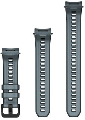Silikonový řemínek Garmin 20mm (pro Garmin Instinct E, 40mm), šedý V1, + prodloužená část, 010-13397-02
