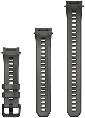 Silikonový řemínek Garmin 20mm (pro Instinct E), Charcoal, + prodloužená část, 010-13397-00