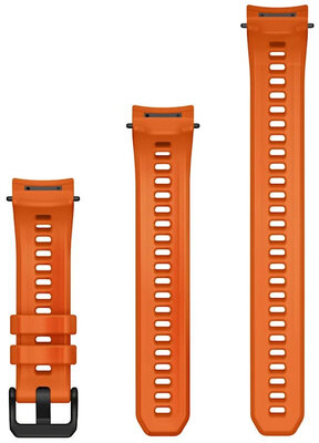 Silikonový řemínek Garmin 20mm (pro Instinct E), Ember Orange, + prodloužená část, 010-13397-03