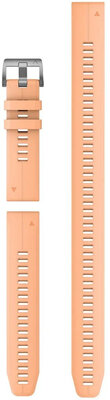 Silikonový řemínek Garmin 22mm, Shell Pink, QuickFit, + prodloužená část, 010-13403-00