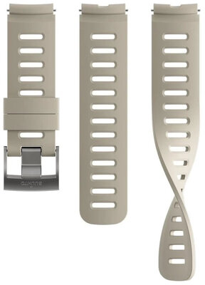 Silicone strap Suunto 22mm (pro Suunto Dive 1), Beige, Quick Release, Size S+M