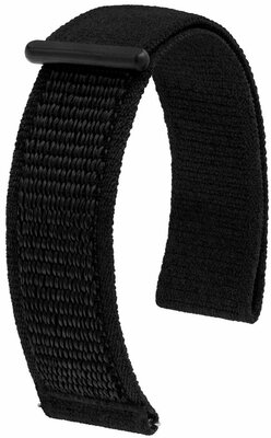 Textile strap Hirsch Velcro L 41409050-5, black, hook-and-loop, length L, Quick Release