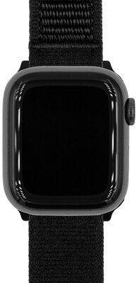 Textile strap Hirsch Velcro L 41409050-5, black, hook-and-loop, length L, Quick Release