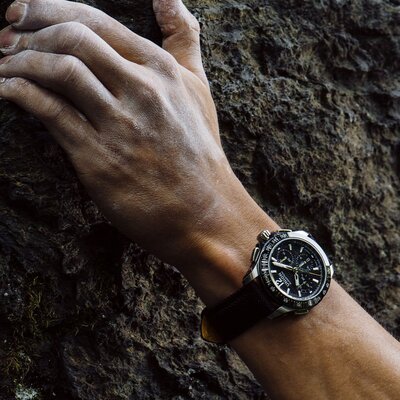 Union Glashütte Belisar Chronograph Sport D014.927.16.057.00 (+ replacement strap)