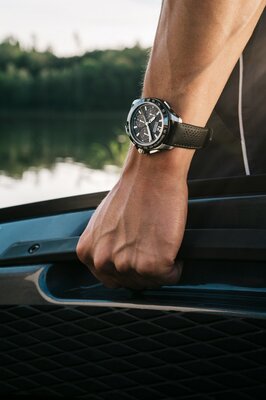 Union Glashütte Belisar Chronograph Sport D014.927.16.057.00 (+ replacement strap)