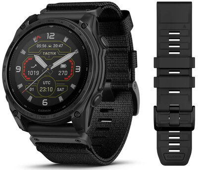 Garmin Tactix 8 Sapphire SOLAR Elite 51mm, Black (+ extra strap)