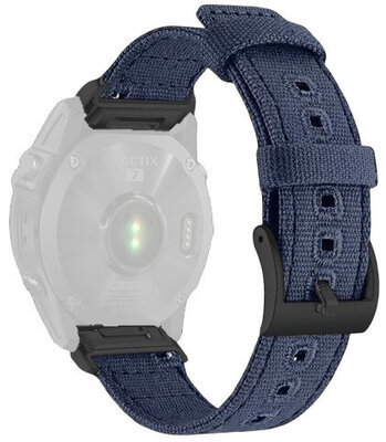 Nylon strap Ricardo 26mm (pro Garmin Fenix 8/7X/6X (51mm), Tactix aj.), Blue V3, QuickFit