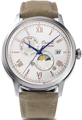 Orient Classic Bambino 2nd Generation Version9 Sun & Moon Automatic RA-AK0808S30B 75th An. Limited Edition 5500pcs (+ spare strap)