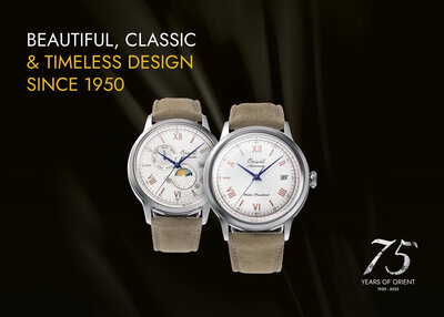 Orient Classic Bambino Automatic RA-AC0027S30B 75th Anniversary Limited Edition 9500pcs (+ spare strap)