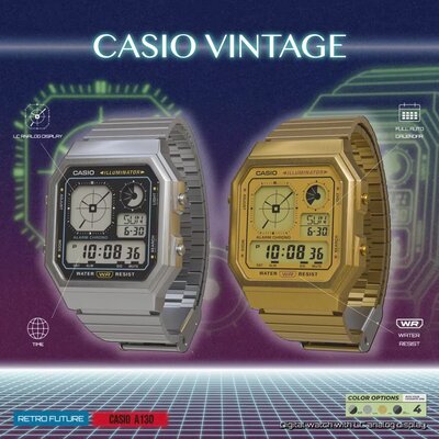 Casio Vintage A130WE-1AEF | Hodinky-365.com