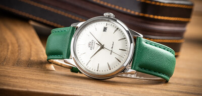 Leather strap Ricardo Ancona, Green, Quick Release