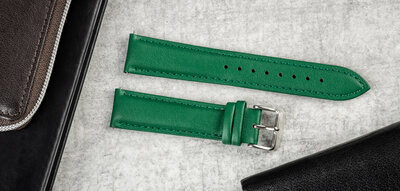 Leather strap Ricardo Ancona, Green, Quick Release