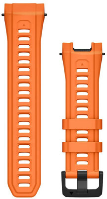 Silikonový řemínek Garmin 26mm (pro Instinct 3, 50mm), oranžový V2, 010-13396-03