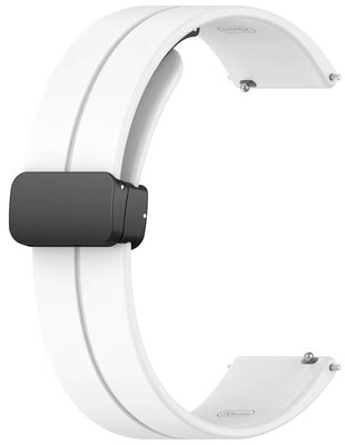 Silicone strap Ricardo 22mm (for Huawei Watch GT 4, 5), white, Quick Release