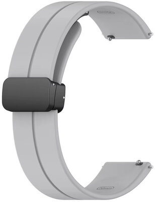 Silicone strap Ricardo 22mm (for Huawei Watch GT 4, 5), grey V1, Quick Release
