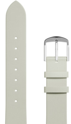 Leather strap JVD RBR14C819-LEA-V1 16mm, grey