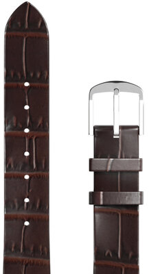 Leather strap JVD RBR14C819-LEA-V13 16mm, brown