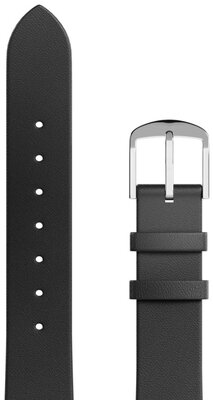 Leather strap JVD RBR14C819-LEA-V2 16mm, black