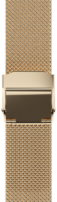 Steel bracelet JVD RBG14C819-MESH 16mm, gold, milanese