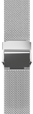 Steel bracelet JVD RBR14C819-MESH 16mm, silver, milanese