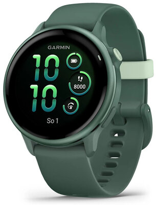 Garmin Vívoactive 6, Metallic Jasper Green / Jasper Green, Silicone Band