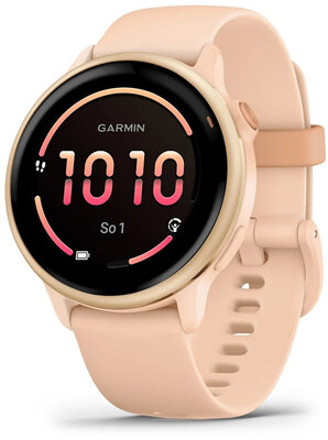 Garmin Vívoactive 6, Metallic Pink Dawn / Pink Dawn, Silicone Band
