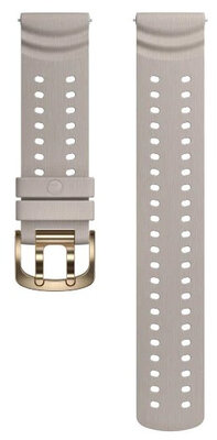 Polar 22mm silicone strap, beige, size S-L