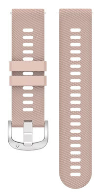 Ricardo Silicone Strap 18mm (for Garmin Venu 2S, Vívoactive 4S, Forerunner 265S, Venu 3S, etc.), beige, Quick Release
