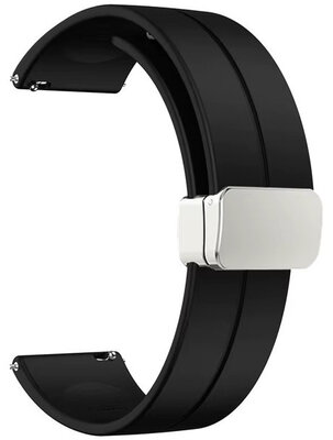 Silicone strap Ricardo 20mm (for Amazfit Active 2), black V1, Quick Release