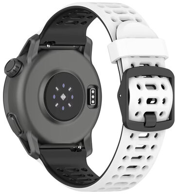 Silicone strap Ricardo 22mm (for Coros Pace 3, Apex 2 Pro), white V1, Quick Release