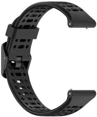 Silicone strap Ricardo 22mm (for Coros Pace 3, Apex 2 Pro), black V1, Quick Release