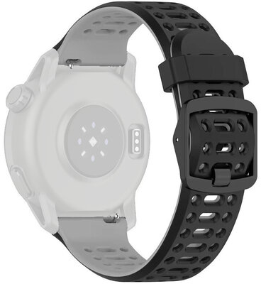Silicone strap Ricardo 22mm (pro Coros Pace 3, Apex 2 Pro), black V2, Quick Release