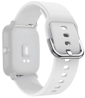 Silicone strap Ricardo 22mm (pro Polar Vantage M2, V3, Grit X), White, Quick Release