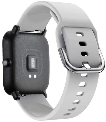 Ricardo Silicone Strap 22mm (for Polar Vantage M2, V3, Grit X), grey, Quick Release