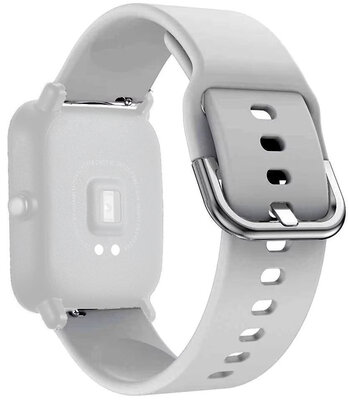 Silicone strap Ricardo 22mm (pro Polar Vantage M2, V3, Grit X), Grey, Quick Release