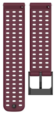 Silicone strap Ricardo 22mm (pro Suunto 9 Peak, Race, Vertical), Red V1, Quick Release