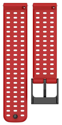 Silicone strap Ricardo 22mm (pro Suunto 9 Peak, Race, Vertical), Red V2, Quick Release